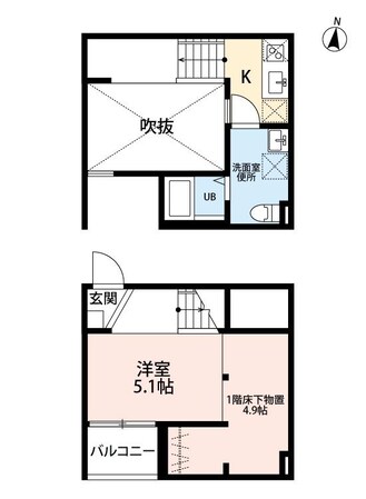 鶴舞駅 徒歩13分 1階の物件間取画像